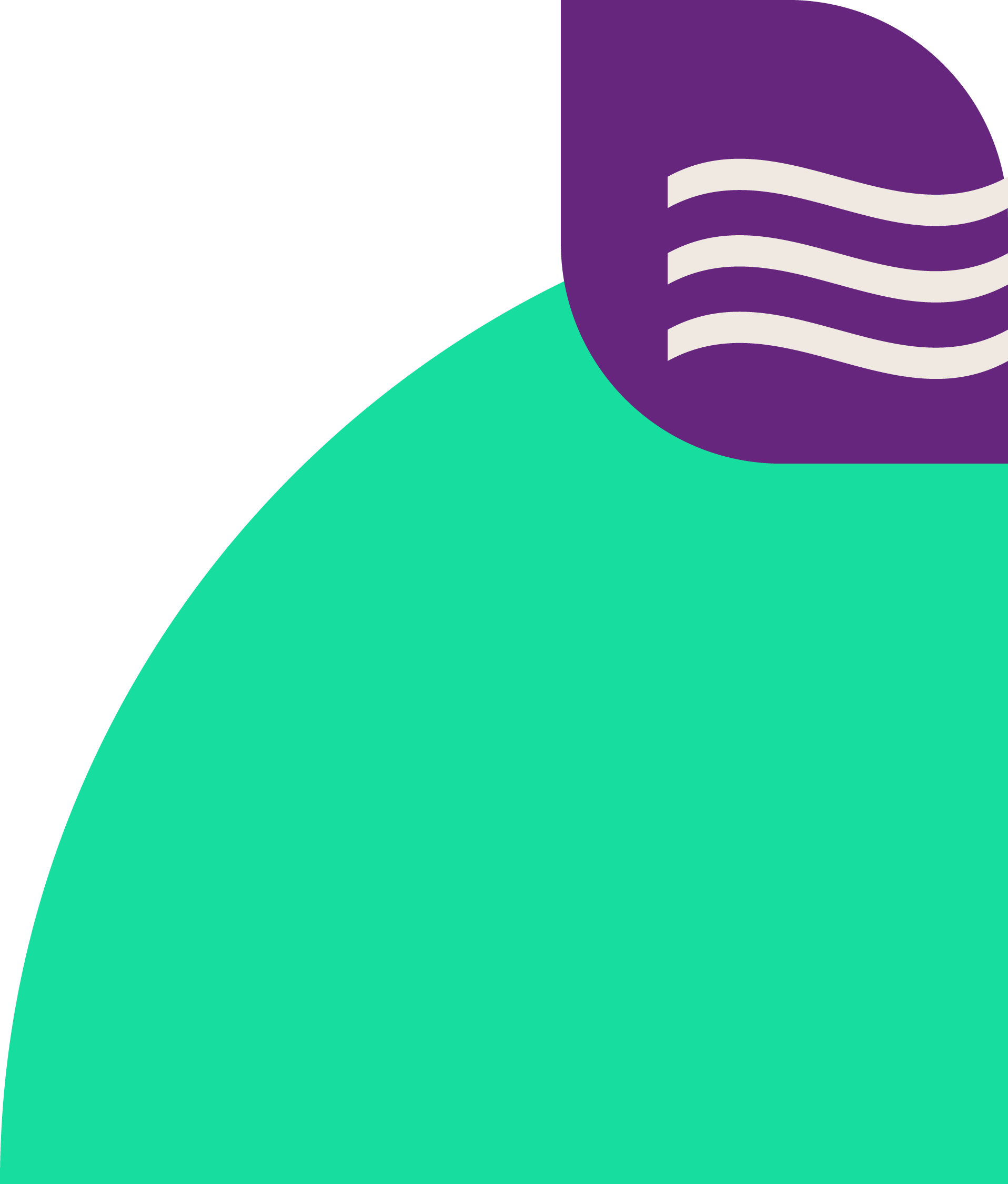Shape Accents colorblock right purplegreen