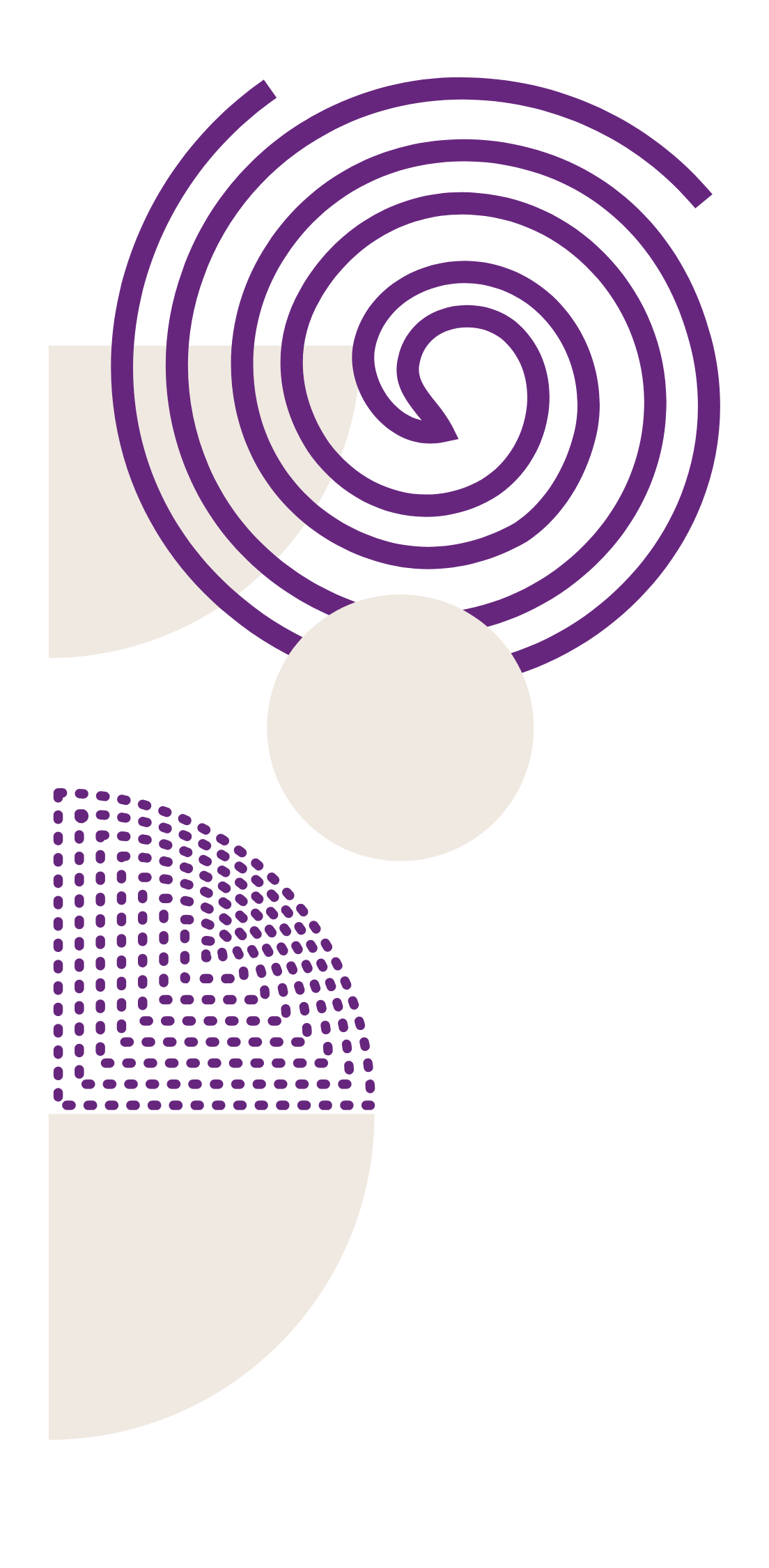 Shape accent purple cream