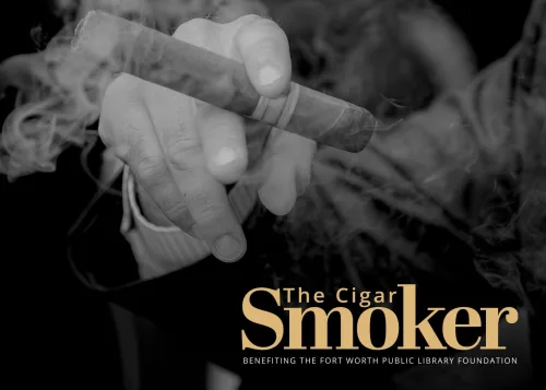 Cigar smoker 2025 fundraising event graphic