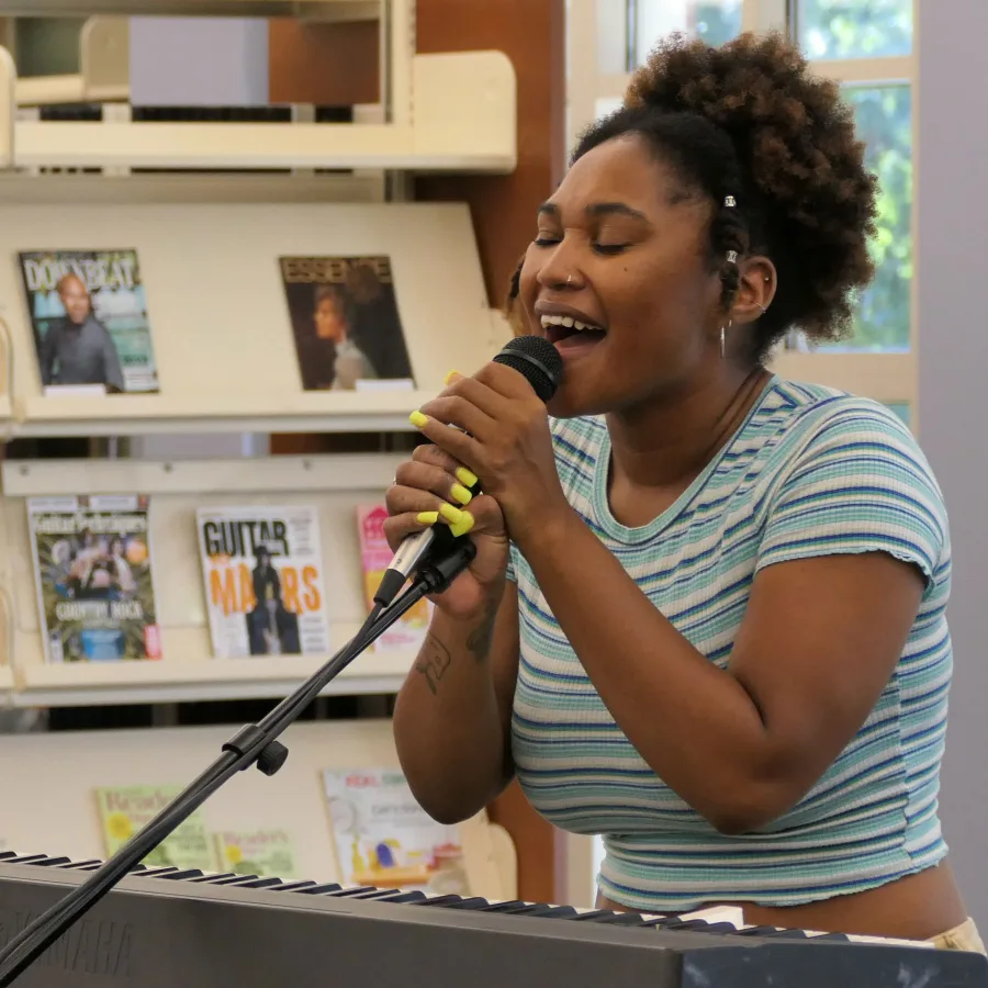 Amplify 817 fort worth library band performance